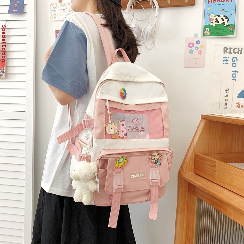 Korean Student Lifestyle - Korean Style Large Capacity Casual Unisex