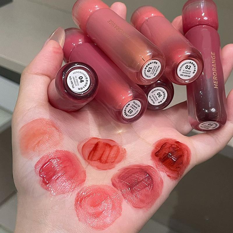 HERORANGE Lip Glaze Mirror Wat - огляд і ціна Lip Tint Korean