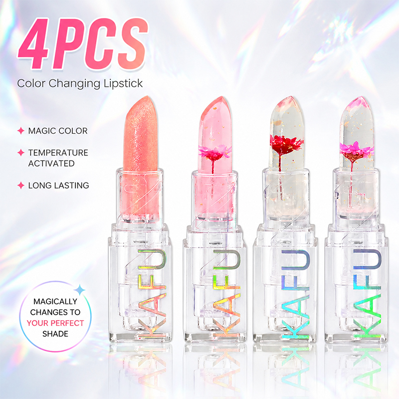 4pcs Temperature Jelly Color C - огляд і ціна Lip Tint Korean