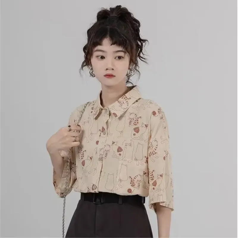 Shirts Women Corduroy Patch Po - огляд і ціна Korean Student Lifestyle