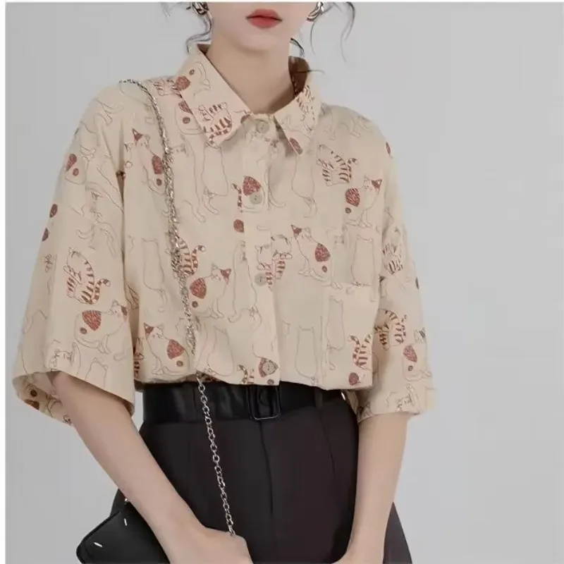 Shirts Women Corduroy Patch Po - огляд і ціна Korean Student Lifestyle