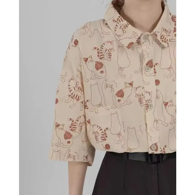 Shirts Women Corduroy Patch Po - огляд і ціна Korean Student Lifestyle