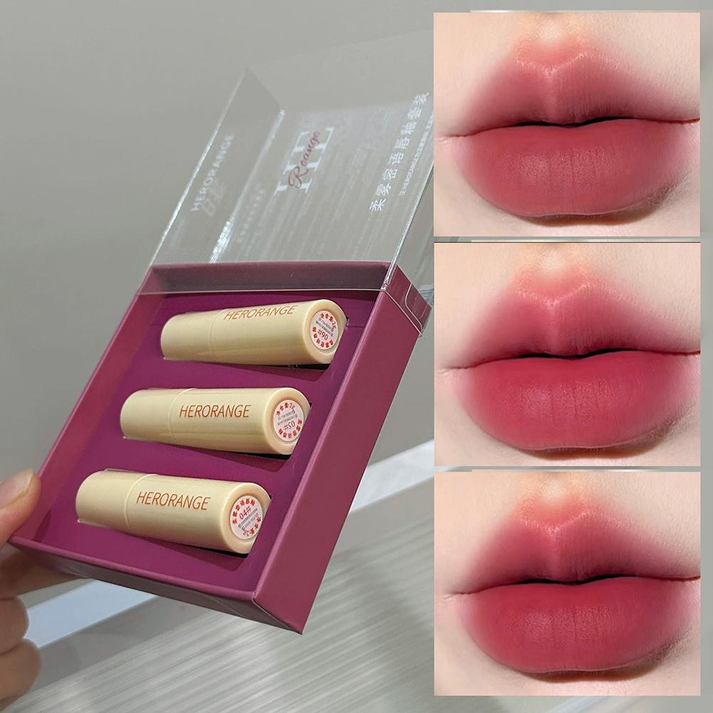 Velvet Matte Lip Gloss Set Ros - огляд і ціна Lip Tint Korean