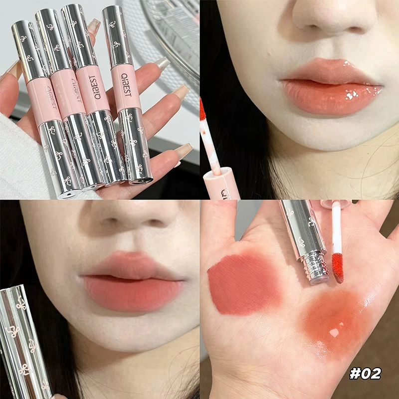 QIBEST Double Ended Lip Glaze  - огляд і ціна Lip Tint Korean
