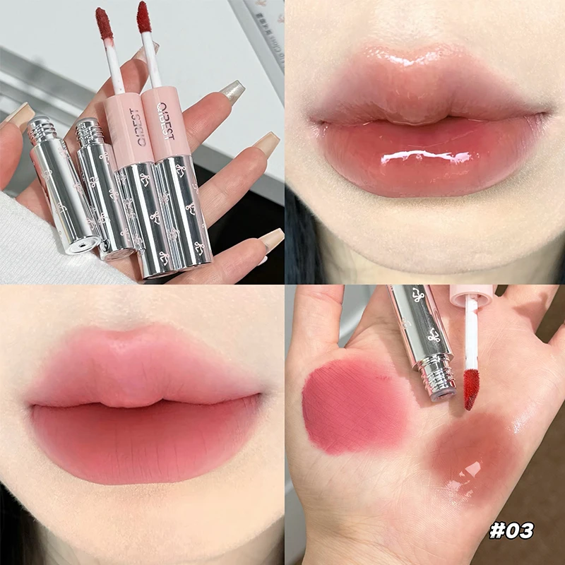 QIBEST Double Ended Lip Glaze  - огляд і ціна Lip Tint Korean