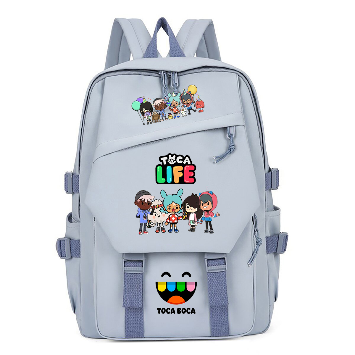 Toca Life World Print Backpack - огляд і ціна Korean Student Lifestyle