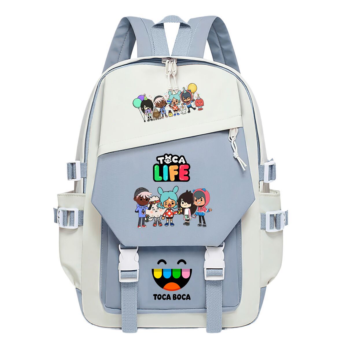 Toca Life World Print Backpack - огляд і ціна Korean Student Lifestyle