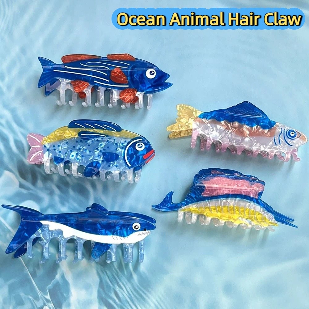 Hairpin Ocean Animal Hair Claw - огляд і ціна Korean Girls Lifestyle